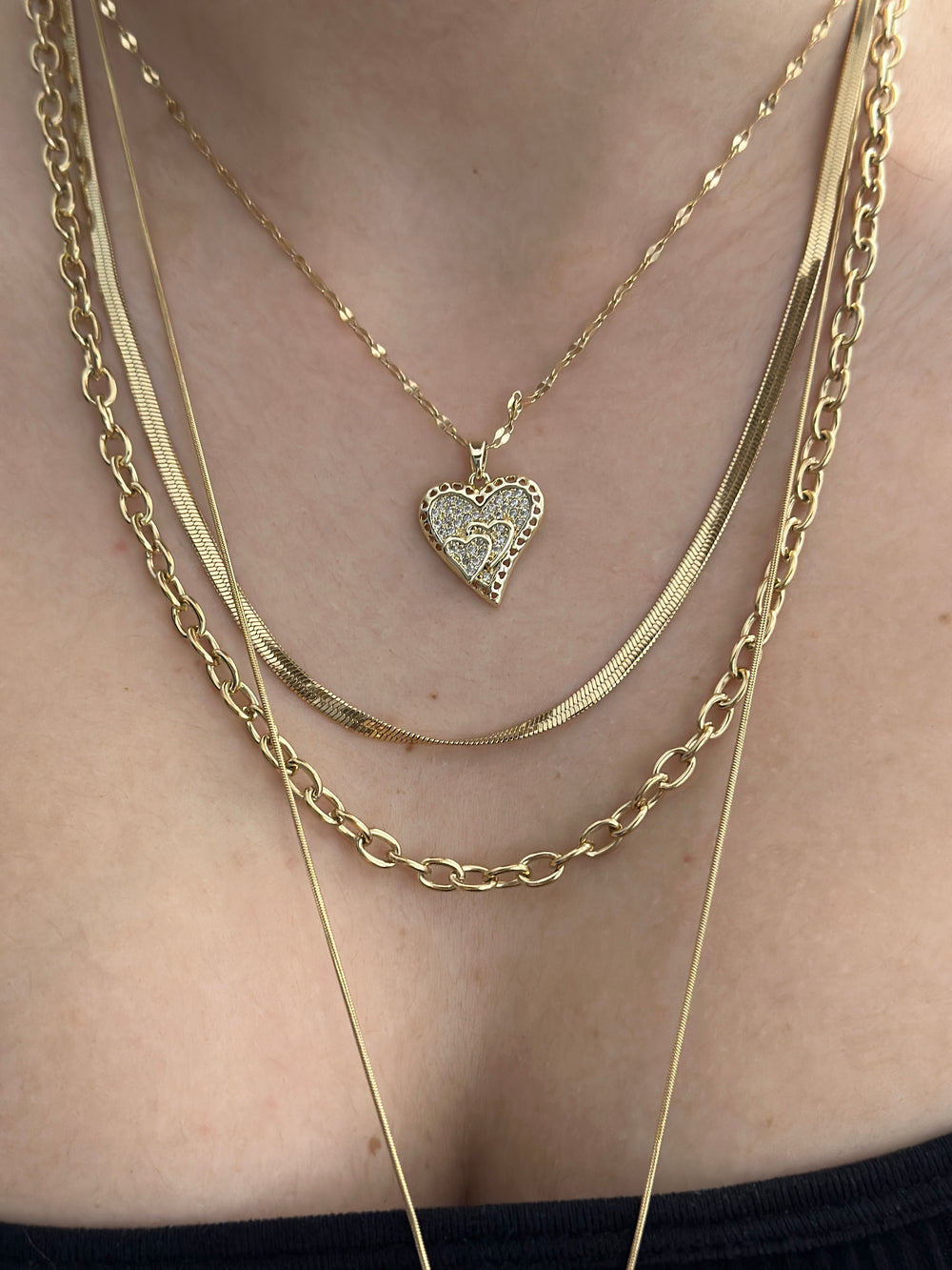 Kalpli 4’lü Kolye