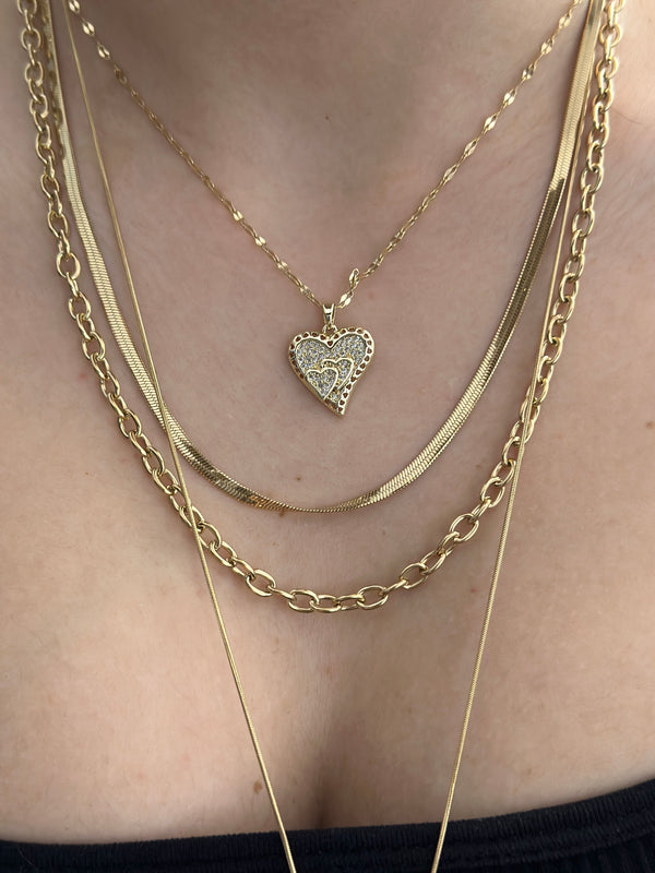 Kalpli 4’lü Kolye