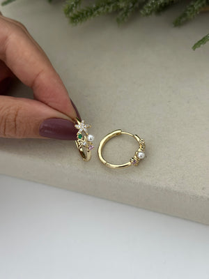 Deniz Yıldızı Halka Küpe