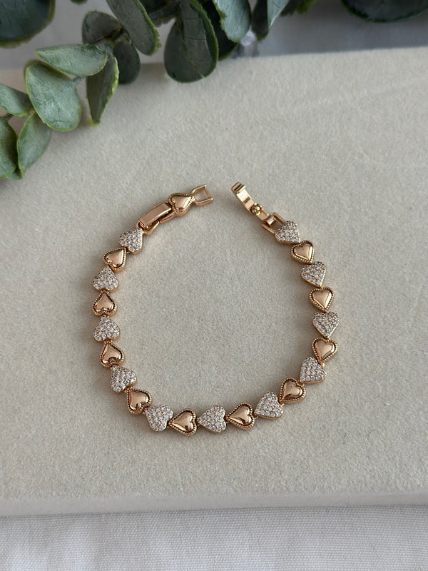 Kalpli Rose Bileklik