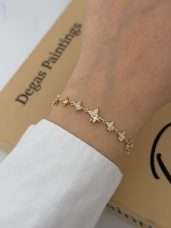 Mini Kuzey Yıldız Taşlı Bileklik