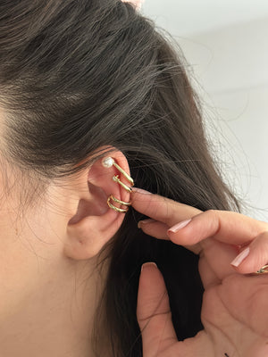 İkili Kıkırdak Küpe