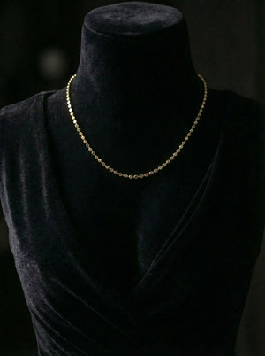 Ezme Pul Zincir Kolye 45 cm