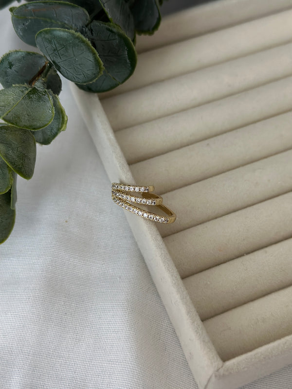 Üçlü Kıkırdak Küpe