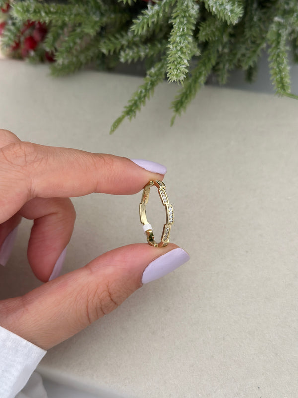 İnce Zikzak Yüzük