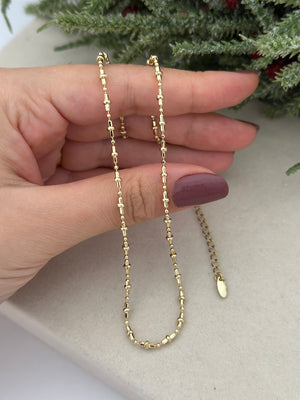 Mini Silindir Top Zincir Kolye