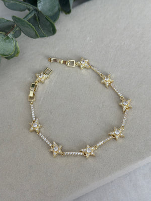 Gold Yıldızlı Vip Bileklik