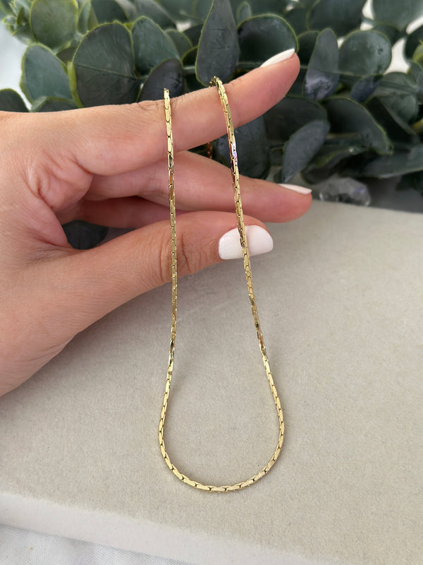 Küp Zincir Kolye 60 cm