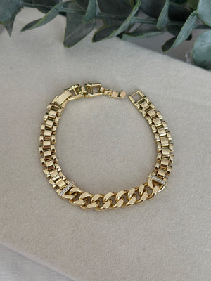 Kordon Kenarlı Gurmet Bileklik