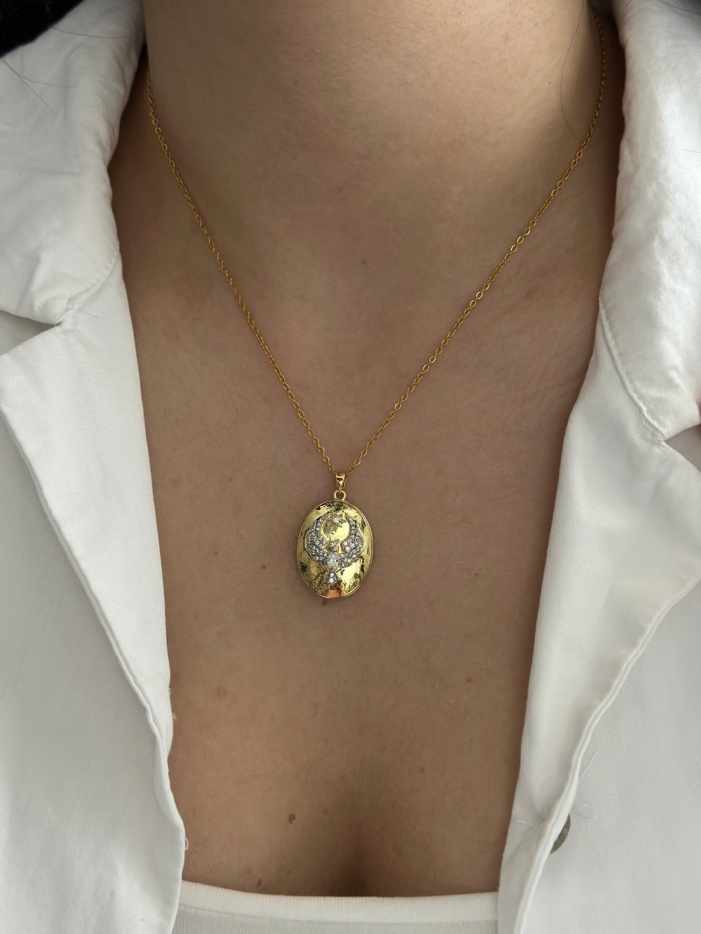 Alya Anka Kuşu Kapaklı Kolye