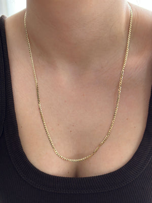 İnce Yassı Gurmet Zincir Kolye