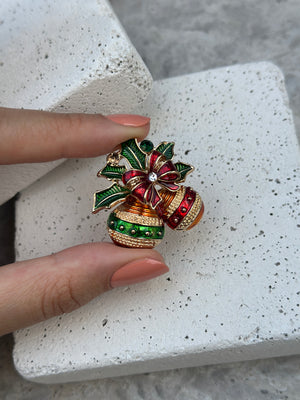 Fiyonk Detay Zil Broş