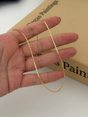 İnce S Model Kolye 60 CM