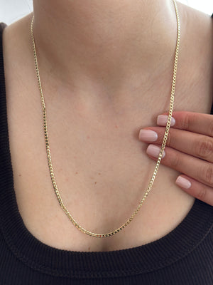 İnce Yassı Gurmet Zincir Kolye