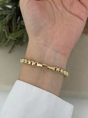 Ortası Silindir Taşlı Bileklik