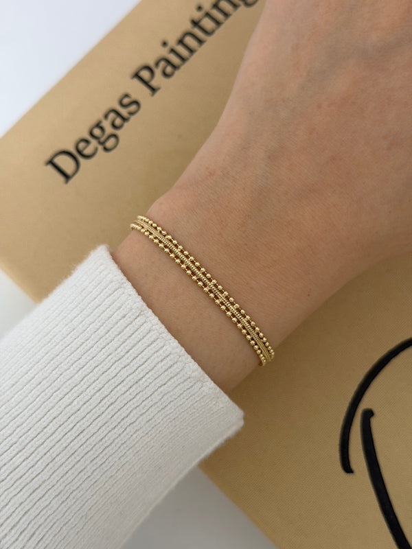 Top Kenar Klipsli Bileklik