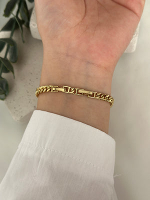 Gurmet Üstü Baget Taşlı Bileklik