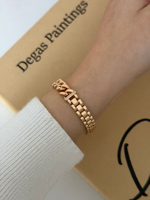 Kordon Kenar Rose Gurmet Bileklik