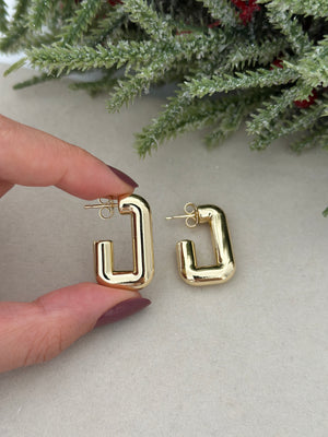 Arkası Açık L Küpe