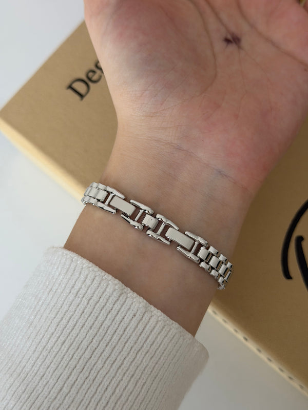 Kordon Kenar Silver Gurmet Bileklik