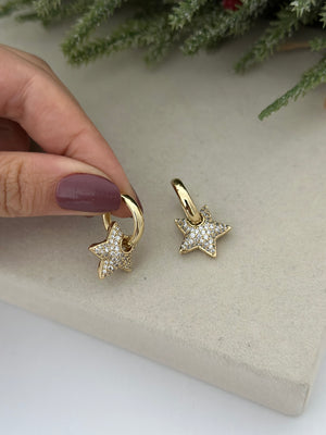 Yıldız Charmlı Küpe