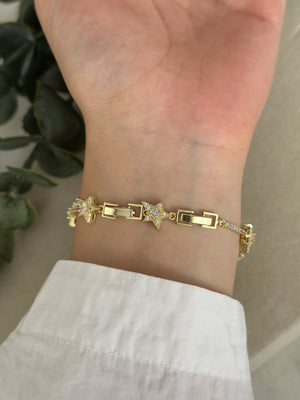 Gold Yıldızlı Vip Bileklik