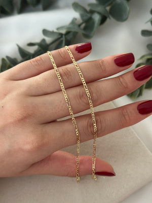 İnce Figaro Zincir 50cm