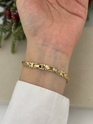 Kılçık Model Baklava Taş Bileklik