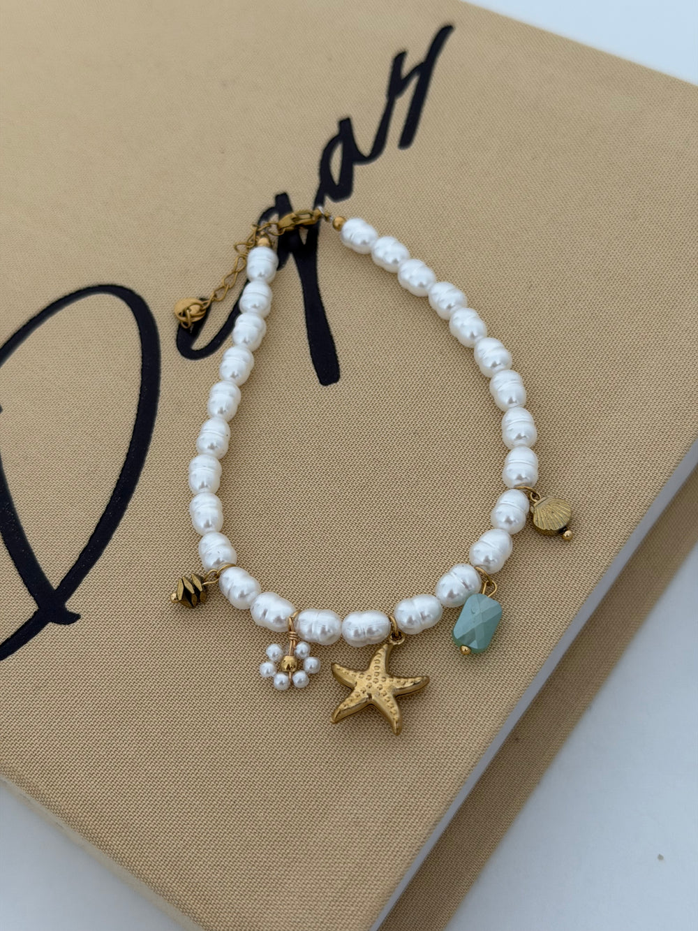 İnci Deniz Yıldız Charmlı Halhal