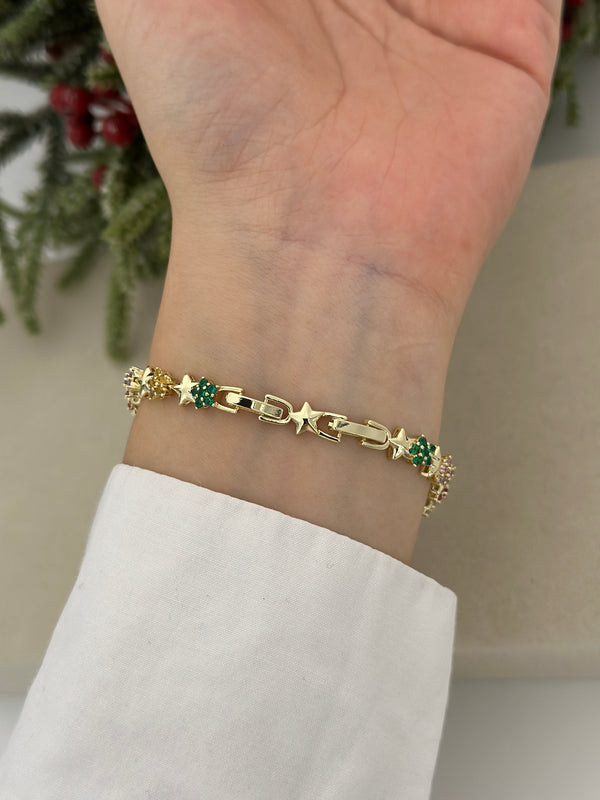 Vip Yıldız Aralıklı Bileklik