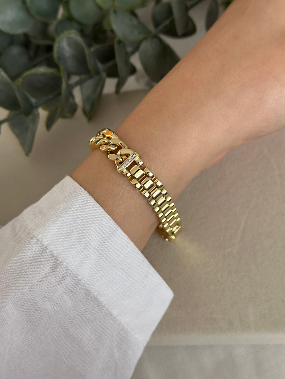 Kordon Kenarlı Gurmet Bileklik