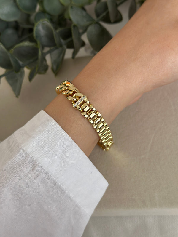 Kordon Kenarlı Gurmet Bileklik