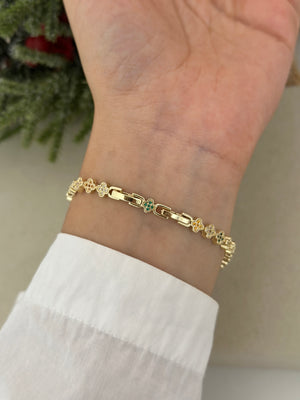 Vip Mini Çiçekli Bileklik