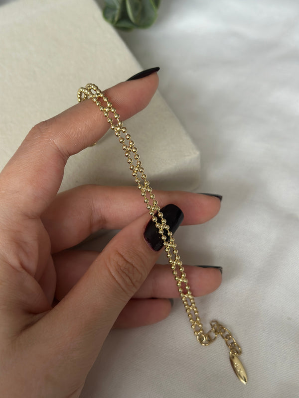 Çapraz Mini Top Bileklik