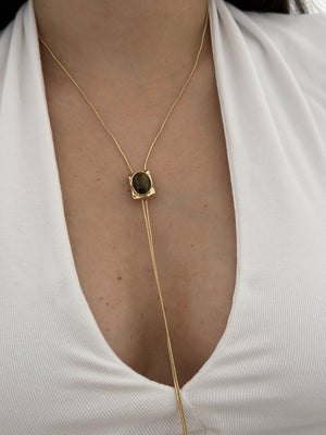 Kaplan Göz Detay Y Model Kolye