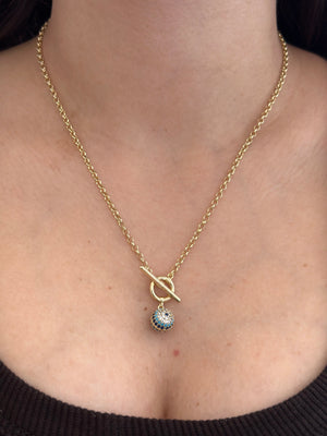 Dümen Kapatma Model Nazar Taşlı Kolye