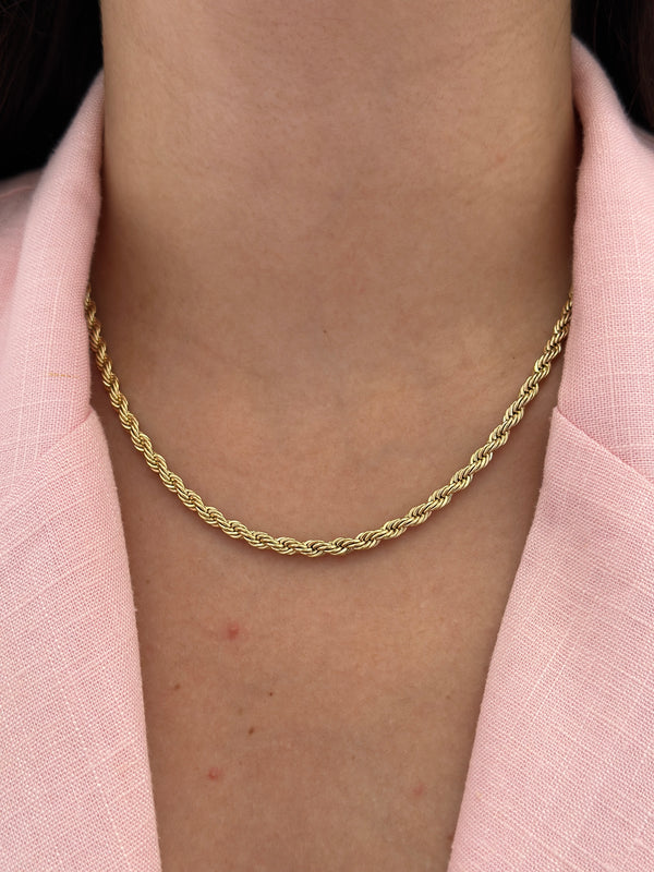 Halat Burgu Zincir Kolye