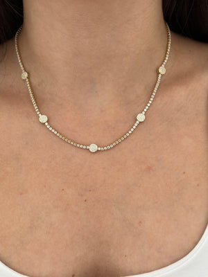 Çelik Yuvarlak Plakalı Su Yolu Kolye