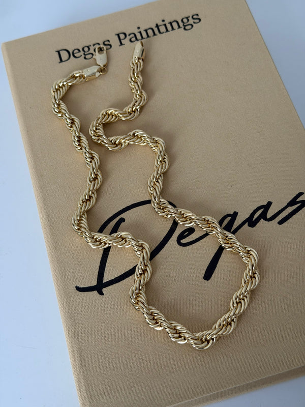 Kalın 60 CM Burgu Kolye