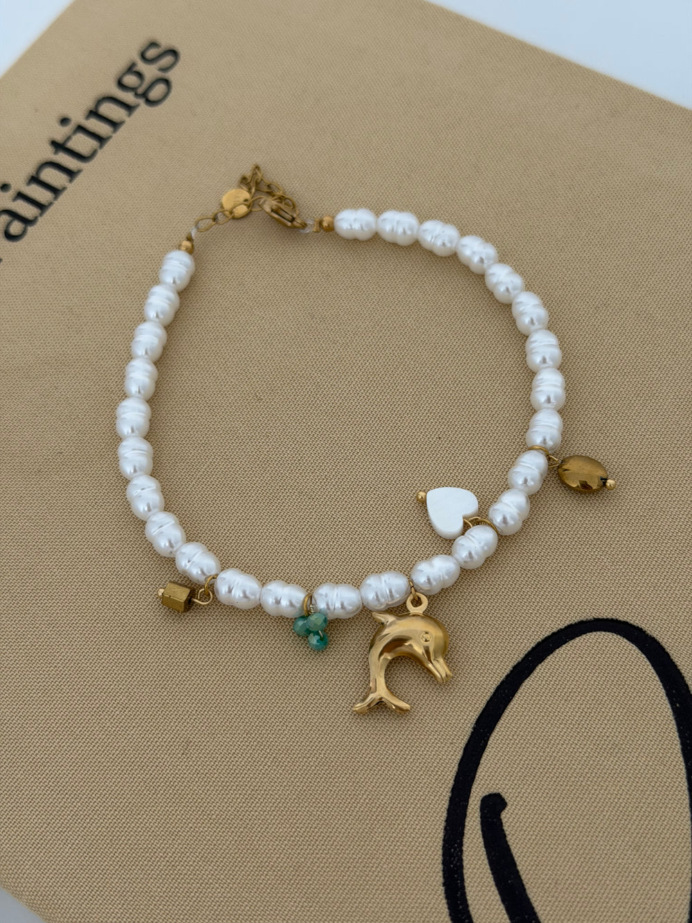 İncili Yunus Balık Charmlı Halhal