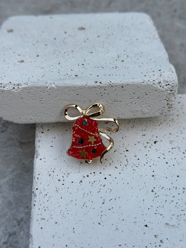 Kırmızı Çan Broş