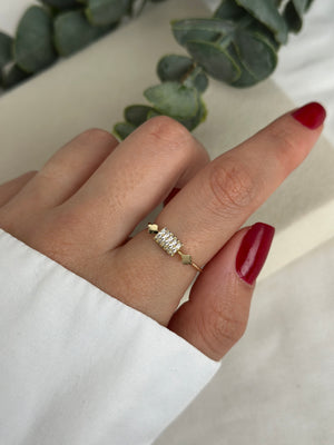 Ortası Silindir Yüzük