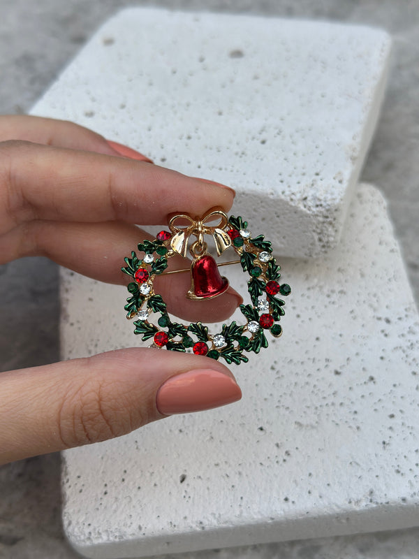 Kırmızı Zil Broş