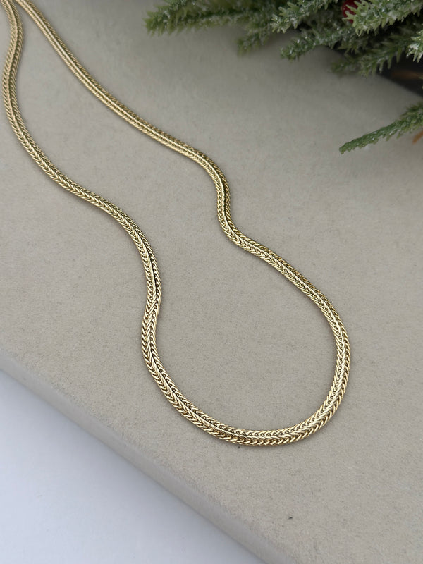 Yassı Örgü Model Kolye