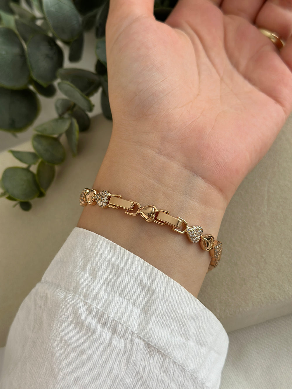 Kalpli Rose Bileklik