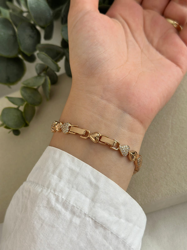 Kalpli Rose Bileklik