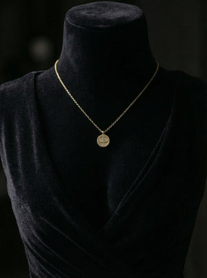 Gülen Yüz Plaka Kolye