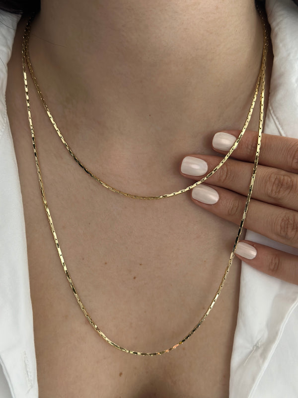 Küp Zincir Kolye 45 cm