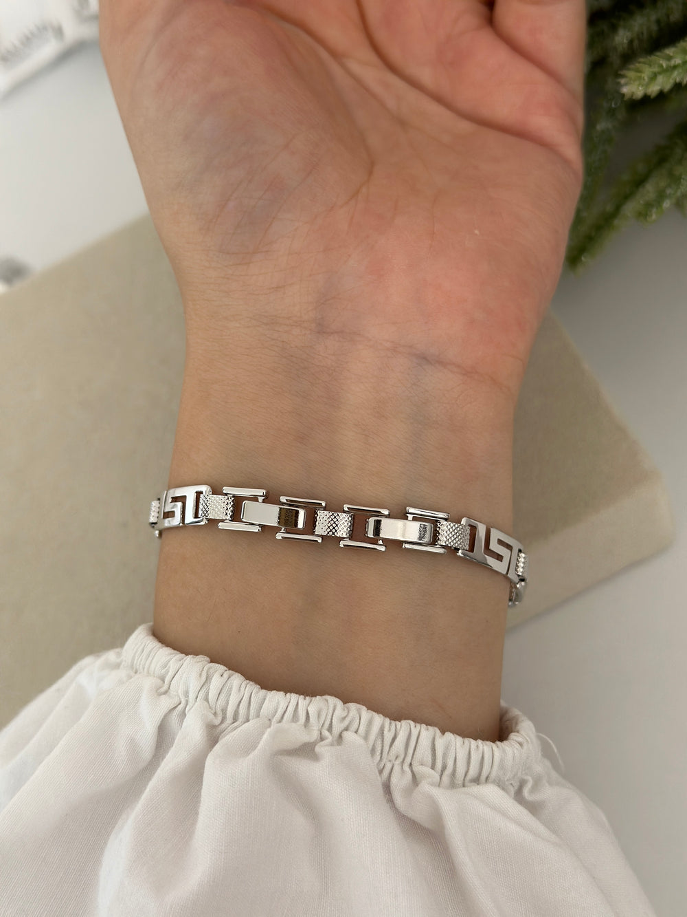 Silver Labirent Bileklik