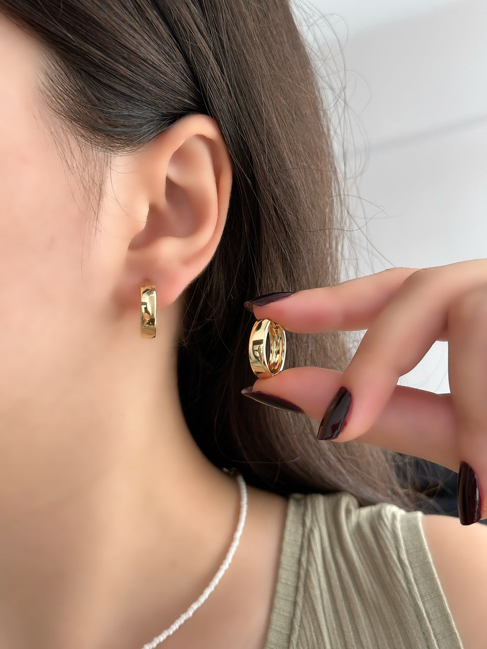 Keskin Ara Boy Halka Küpe